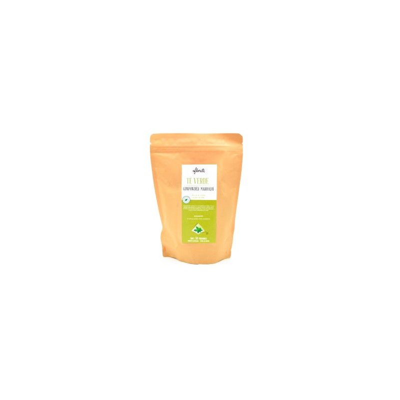 Bolsa de té en pirámide biodegradable Gunpowder Marroquí